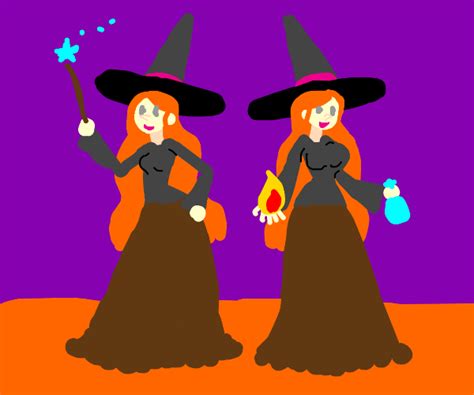 Twin Witches Drawception