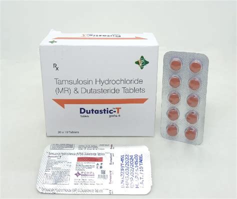 Tamsulosin Hydrochloride 0 4mg MR Dutasteride 0 5mg Tablets At Rs