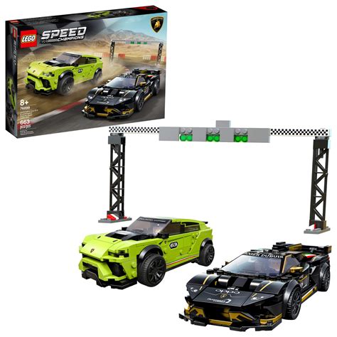 Buy LEGO Speed Champions Lamborghini Urus ST-X and Lamborghini Huracán Super Trofeo EVO 76899 ...