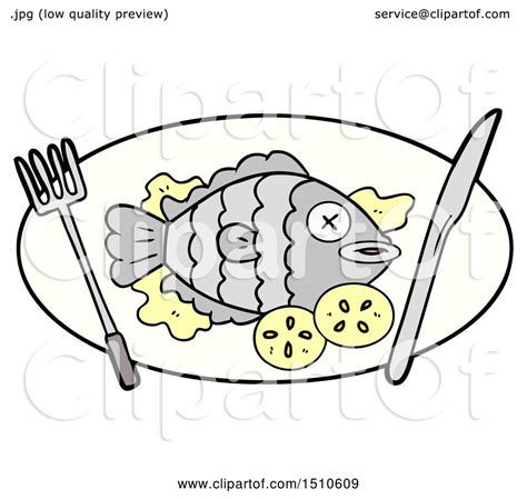 Cooked Fish Cartoon by lineartestpilot #1510609