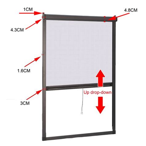 Fen Tre En Aluminium Avec Moustiquaire Cran Rouleau Anti Moustiques