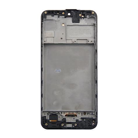 Screen Replacement With Frame For Samsung Galaxy M S Black Oem