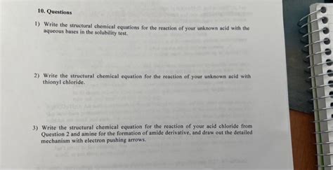 Solved NaHCO3 and NaOH were used for the testingmy unk is | Chegg.com