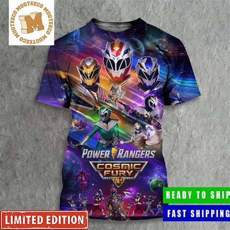 Power Rangers Cosmic Fury Gift For Fans Poster All Over Print Shirt