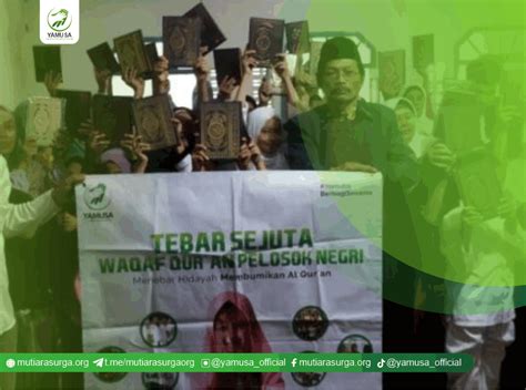 Wakaf Al Quran Untuk Ponpes Al Mannar Garut YAYASAN MUTIARA SURGA