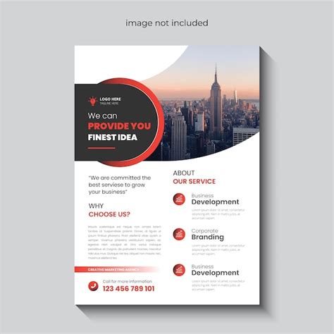 Premium Vector Modern Digital Marketing Agency Flyer Template