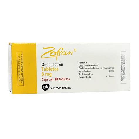 Zofran 8 Mg 10 Tabletas Walmart