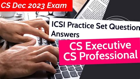 Cs Dec Exam Practice Question Answers For Cs Executive Cs