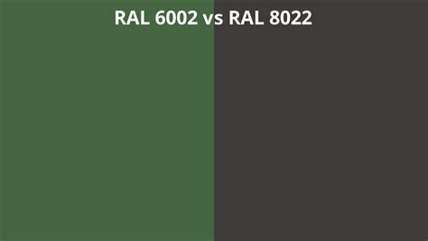 Ral Vs Ral Colour Chart Uk