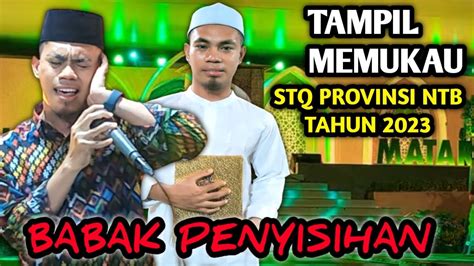 Syamsuri Firdaus Tampil Memukau Pada Babak Penyisihan Stq Tingkat