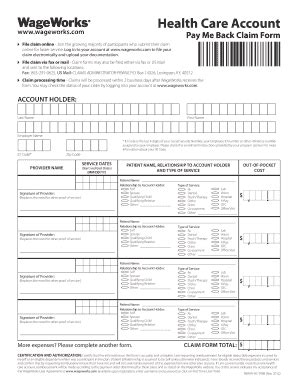 Fillable Online Etf Wi Health Care Account ETF Fax Email Print