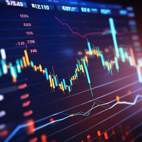 Premium AI Image | Stock Market Chart Candlestick Pattern