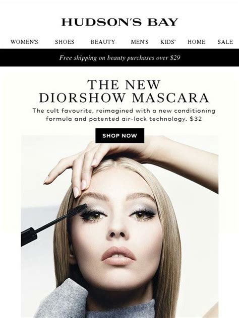 Hudson S Bay Dior Beauty The New Diorshow Mascara Milled