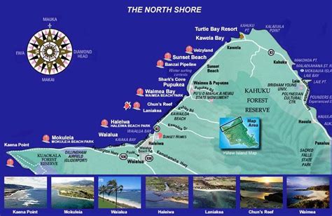 Pipeline Hawaii Map North Shore Oahu Hawaii 2007 Surf Trip Surf