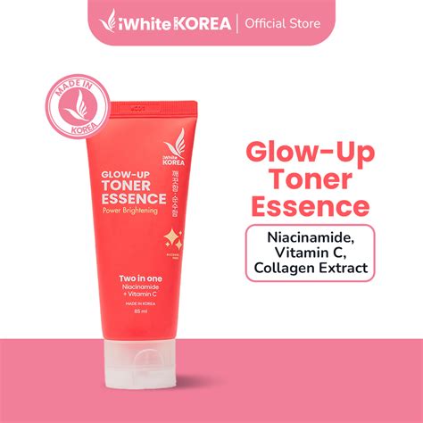 Iwhite Korea Glow Up Toner Essence Power Brightening 85ml Niacinamide