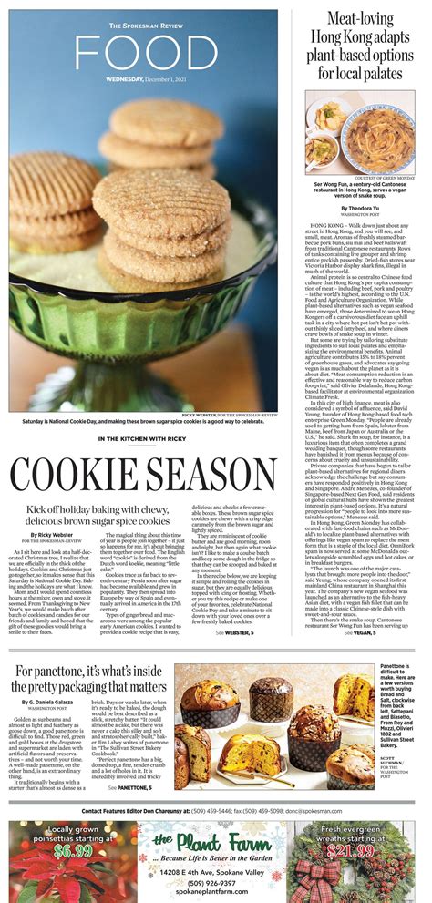 Features Front Page For Dec 1 2021 The Spokesman Review