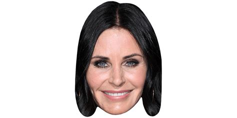 Courteney Cox Make Up Celebrity Mask Celebrity Cutouts