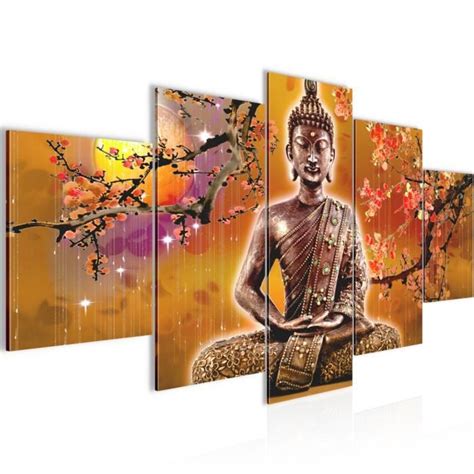 Runa Art Tableau D Coration Murale Bouddha Feng Shui X Cm