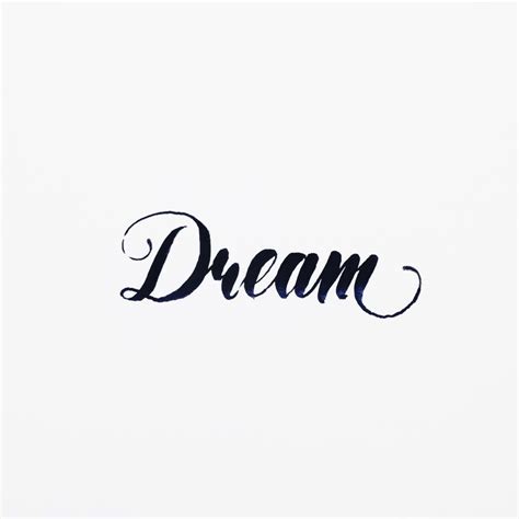 Dream Calligraphy Lettering Typography Calligraphy Design дизайн