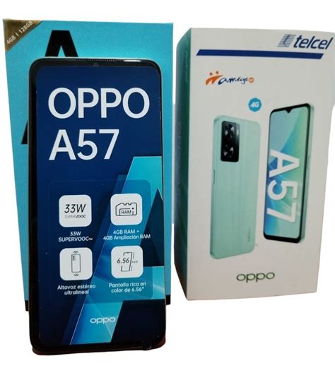 Celular Oppo A57 13 Mpx 4gb Ram 128gb Verde Brillante Meses Sin