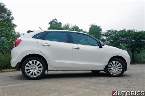 Maruti Suzuki Baleno Alpha Pearl Arctic White Long Term Review Side