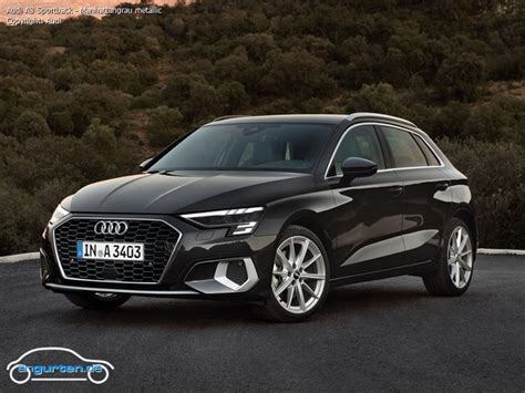 Audi A3 Sportback 2020 Manhattangrau Metallic Farben