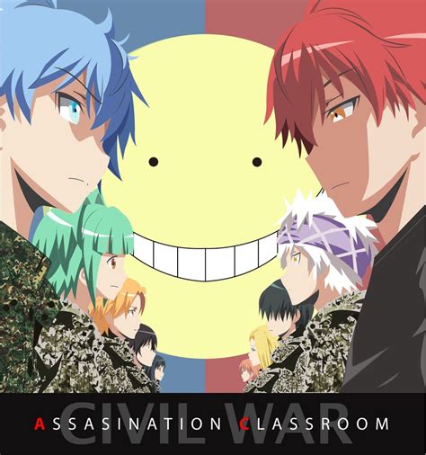 Class 3 E Civil War Assassination Classroom Real Manga The Manga Manga Anime Anime Art