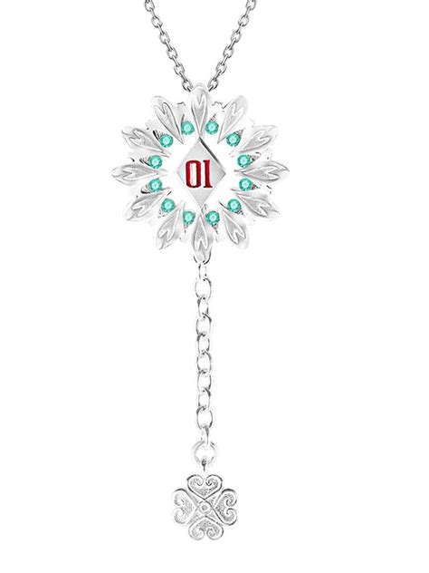 Collier De Fleurs En Argent Hatsune Miku