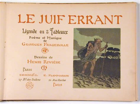 Le Juif Errant Paris France 19e siècle 4e quart Musée dart et d