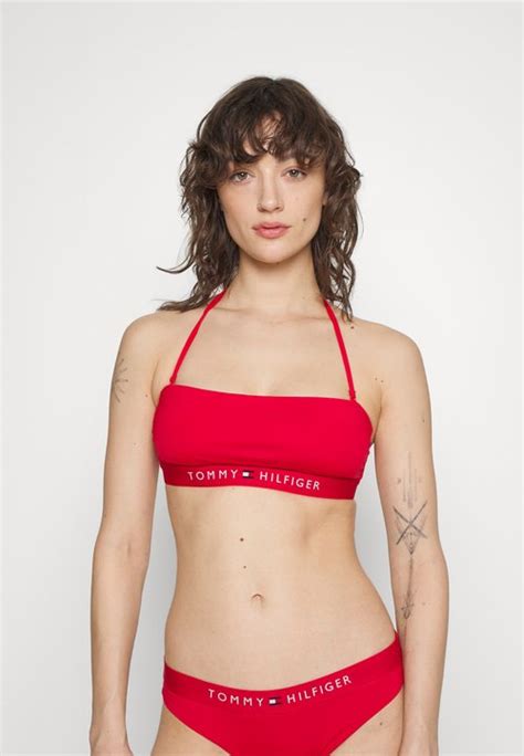 Tommy Hilfiger Bandeau Bikini Top Whiteweiß Zalandoch