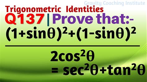 Q Prove That Sin Theta Whole Square Sin Theta Whole