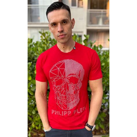 Camisa Masculina Philipp Plein IMPORTADAS CAVEIRA QUEBRADA Shopee