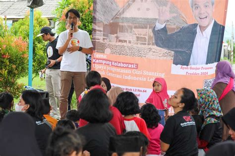 Ganjar Milenial Center Sosialisasi Upaya Pengentasan Stunting Hingga