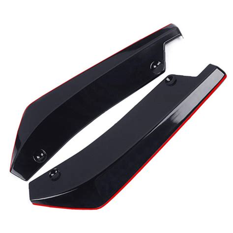 Universal Car Front Rear Bumper Strip Lip Spoiler Diffuser Splitter