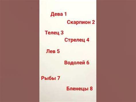 знаки Зодиака как строчки из песни - YouTube
