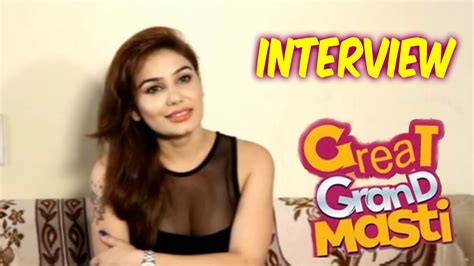 Kangna Sharma Talks About Her Debut Movie Great Grand Masti YouTube
