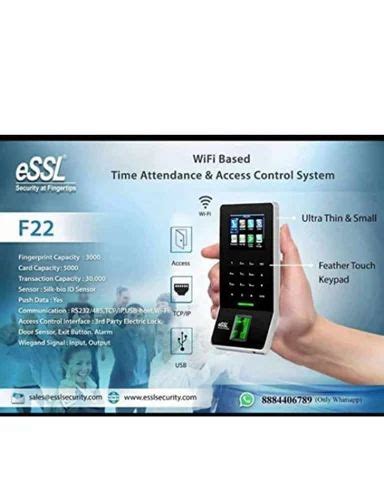 Essl F Wifi Enabled Fingerprint Time Attendance Machine