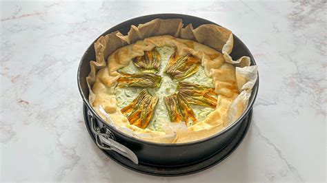 Torta Salata Ai Fiori Di Zucca La Ricetta Semplice E Gustosa Del