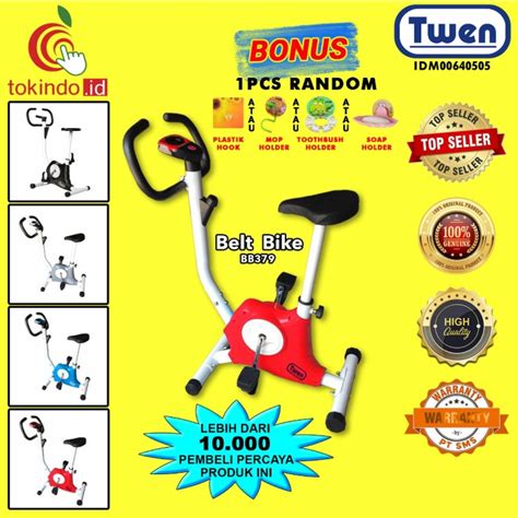 Jual Sepeda Statis Fitnes Twen Belt Bike New Arrival Bb Bakar Lemak