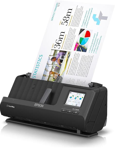 Epson Netzwerk Scanner ES C380W Kompakter A4 Business Scanner Mit