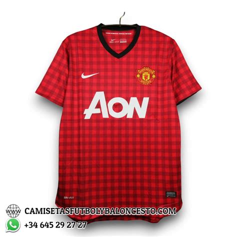 Camiseta Manchester United 2012 2013 Local Camisetas Futbol Y Baloncesto