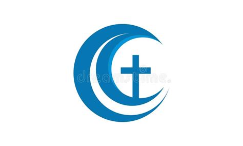 Logotipo De La Iglesia S Mbolos Cristianos La Cruz De Jes S Stock De