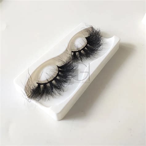 6d 25mm Long Dramatic Fluffy Real Mink Lashes 3d Mink Eyelash Handmade