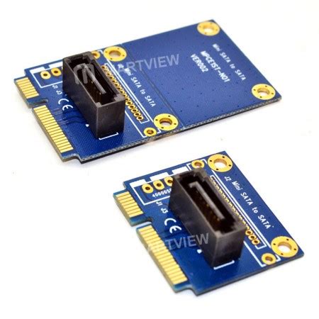 MSATA To SATA 7Pin PCI E Upright Extension Converter Card For 2 5 3 5