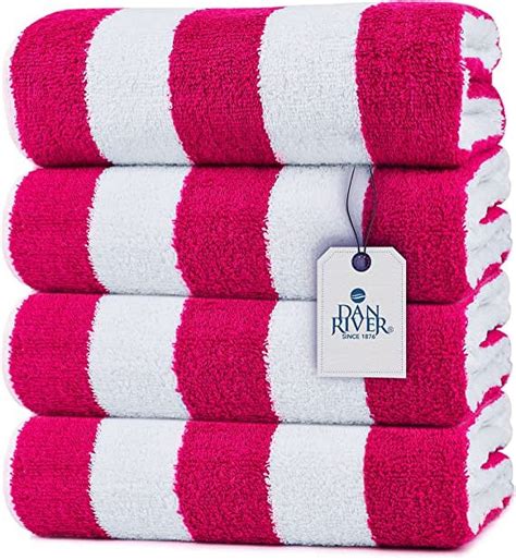 Dan River Cotton Cabana Pool Towels Bath Sheet Towel Quick Dry