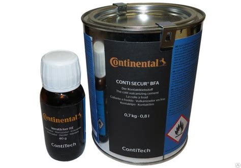 Двухкомпонентный клей для холодной вулканизации Conti Secur® BFA 0,7 кг ...