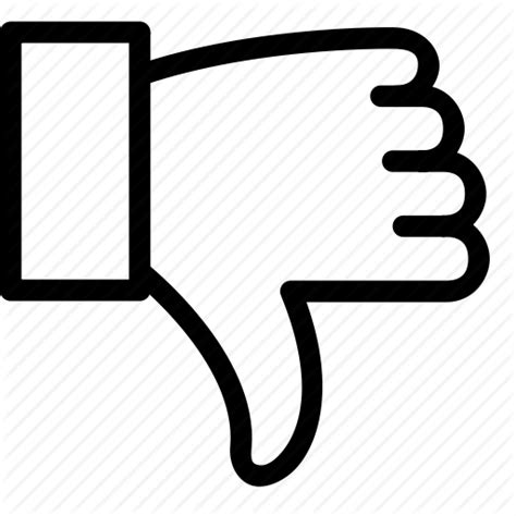 Thumbs Down Icon 92439 Free Icons Library