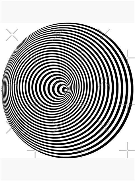 Spiral Optical Illusion Poster For Sale By Azeezas Redbubble