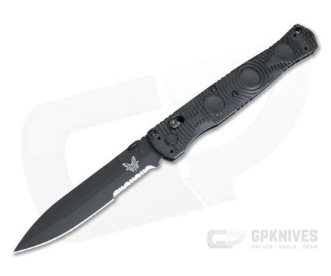 Benchmade 391sbk Socp Folder Part Serrated Black Cf Elite