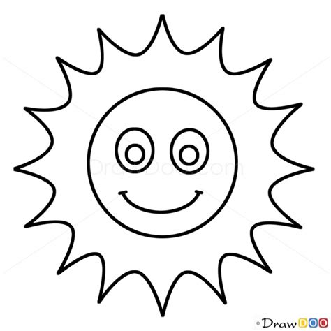 Sun Drawing For Kids Black And White : Are you looking for the best sun ...